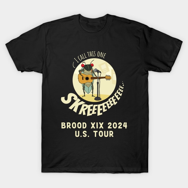 Cicada Brood XIX Skreeee T-Shirt by Huhnerdieb Apparel